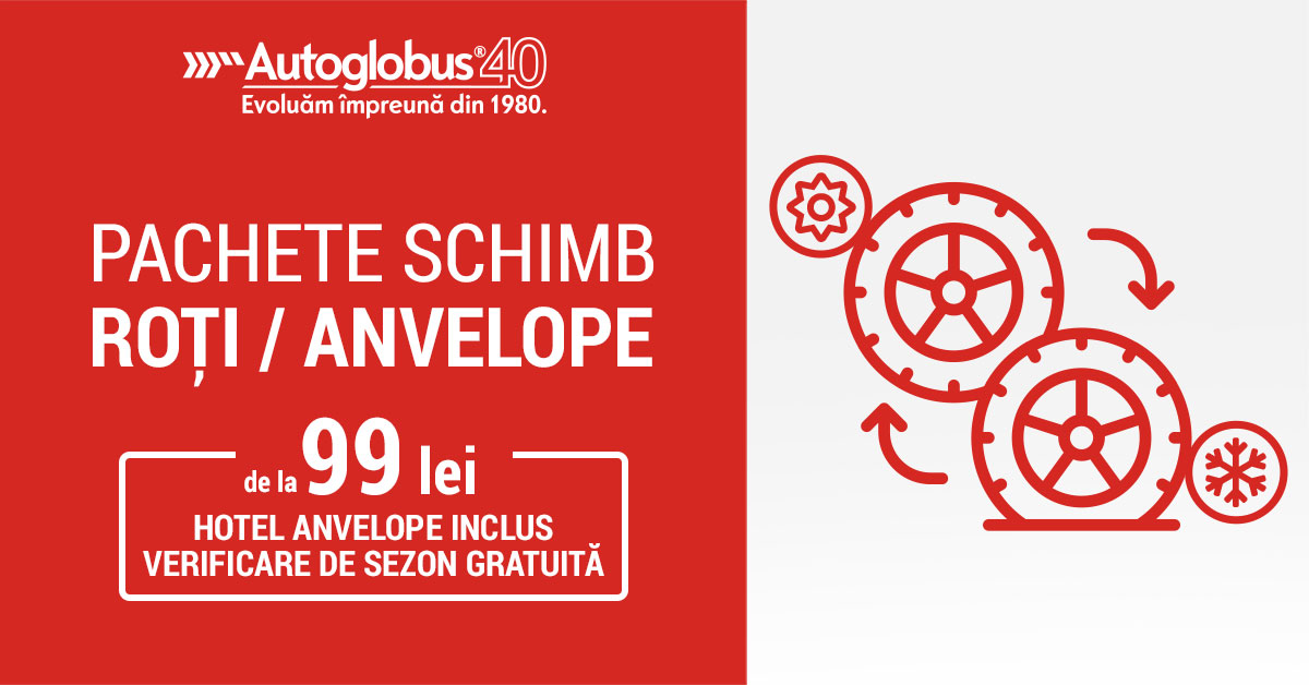 Schimbă-ți anvelopele la Autoglobus! Schimbă-ți anvelopele la Autoglobus!